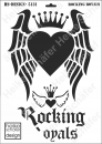 Schablone-Stencil A3 252-5131 Rocking Royals